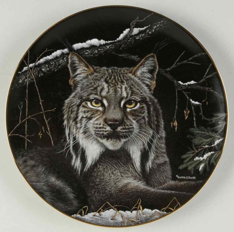 Natures Majestic Cats Canadian Lynx - Boxed by Hamilton Collection-1