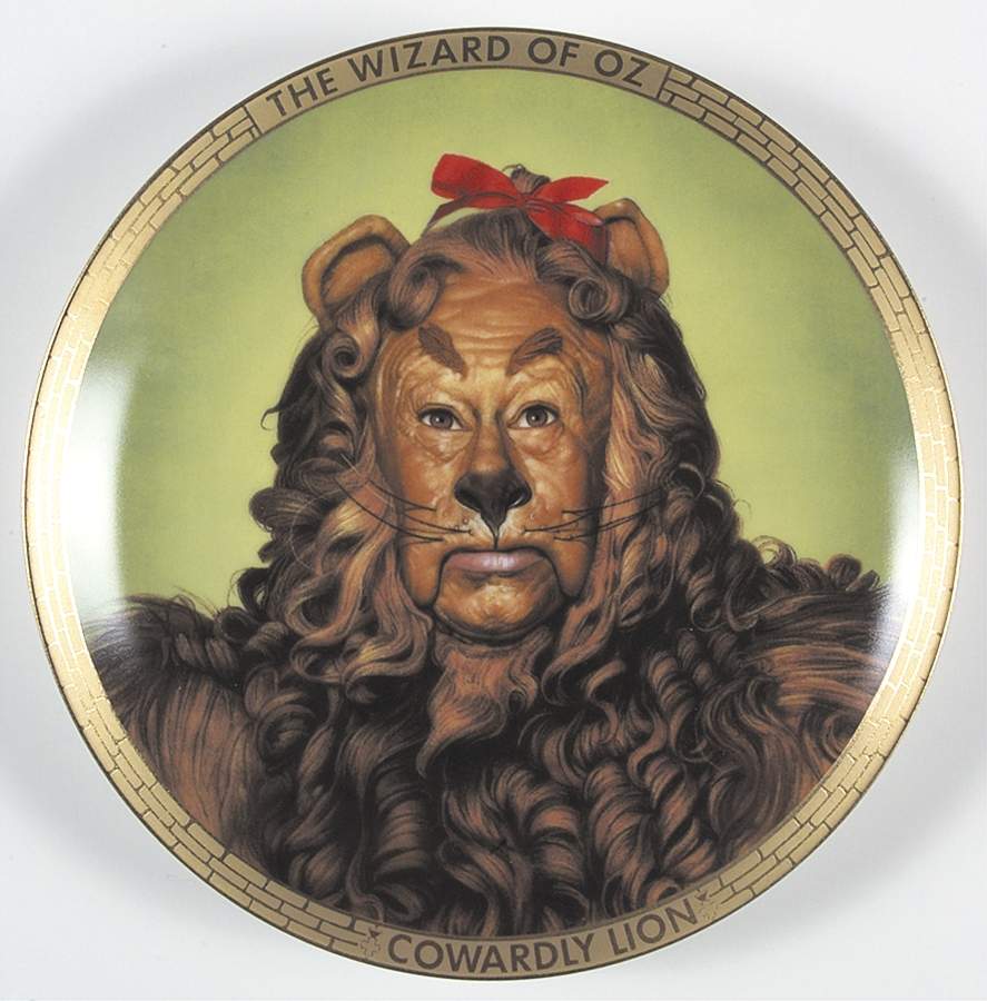 Portraits From Oz Cowardly Lion - No Box by Hamilton Collection-1