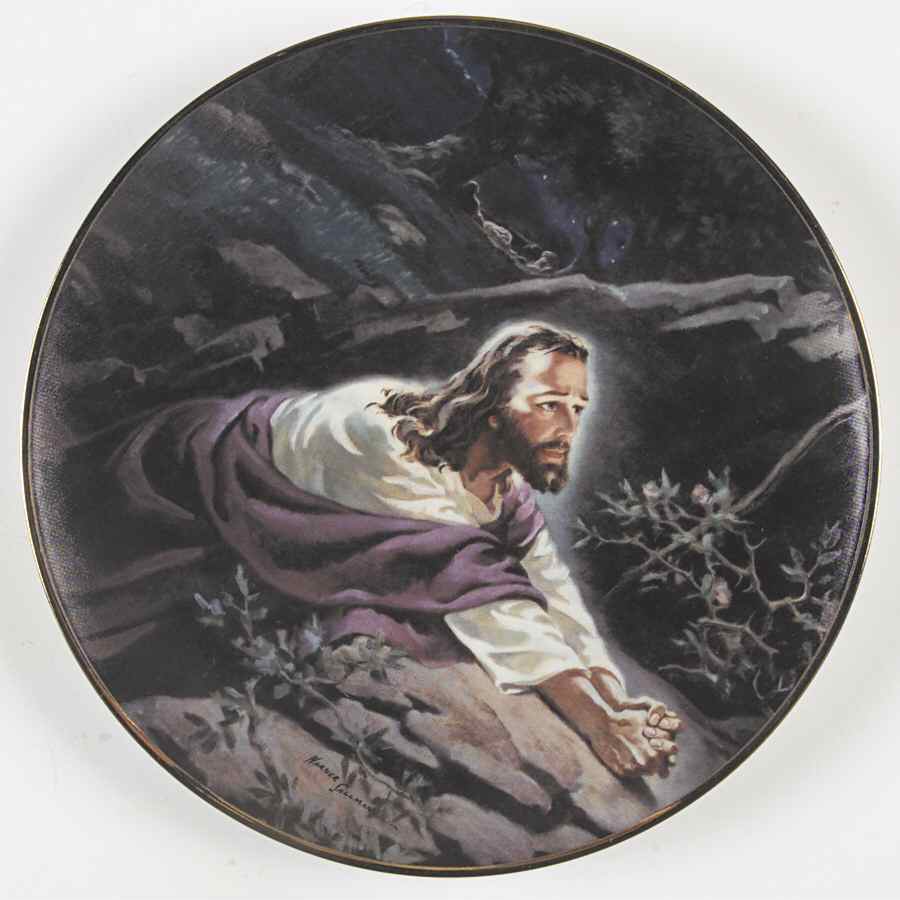 Portraits of Jesus Jesus In The Garden - Boxed by Hamilton Collection-1
