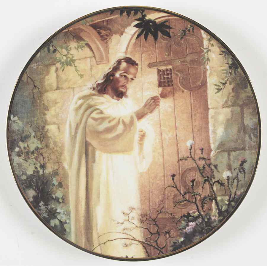 Portraits of Jesus Christ At Heart's Door - Boxed by Hamilton Collection-1