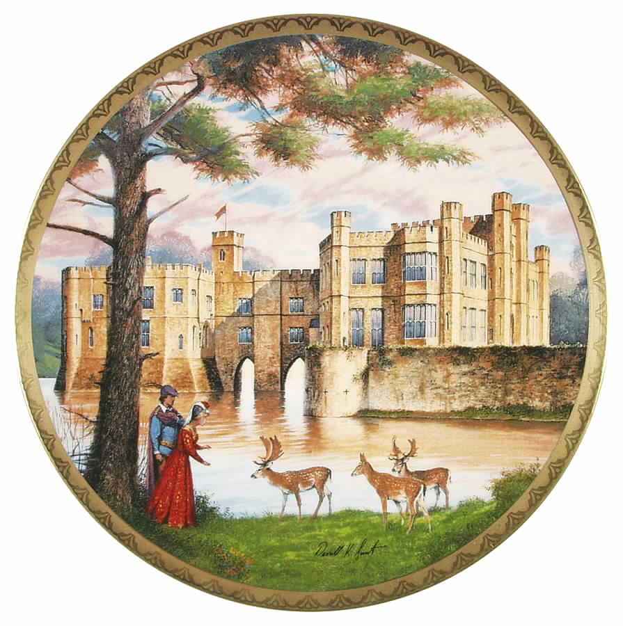 Romantic Castles Of Europe Legendary Castle Of Leeds - No Box by Hamilton Collection-1