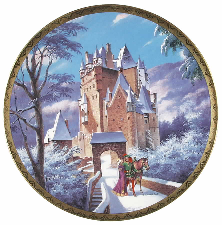 Romantic Castles Of Europe Eltz Castle - No Box by Hamilton Collection-1
