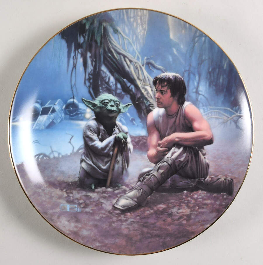 Star Wars Luke And Yoda - No Box by Hamilton Collection-1