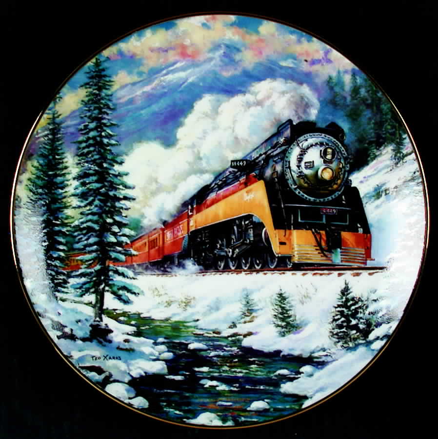 Winter Rails Daylight Run - No Box by Hamilton Collection-1