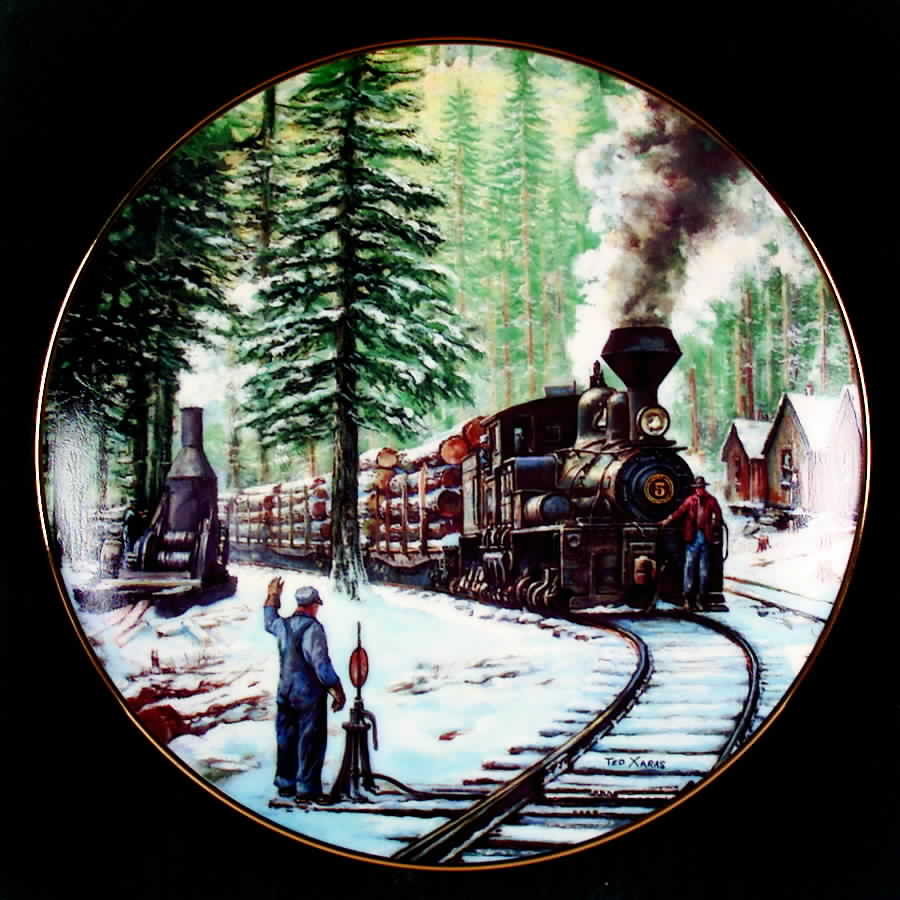 Winter Rails Timber Line - No Box by Hamilton Collection-1