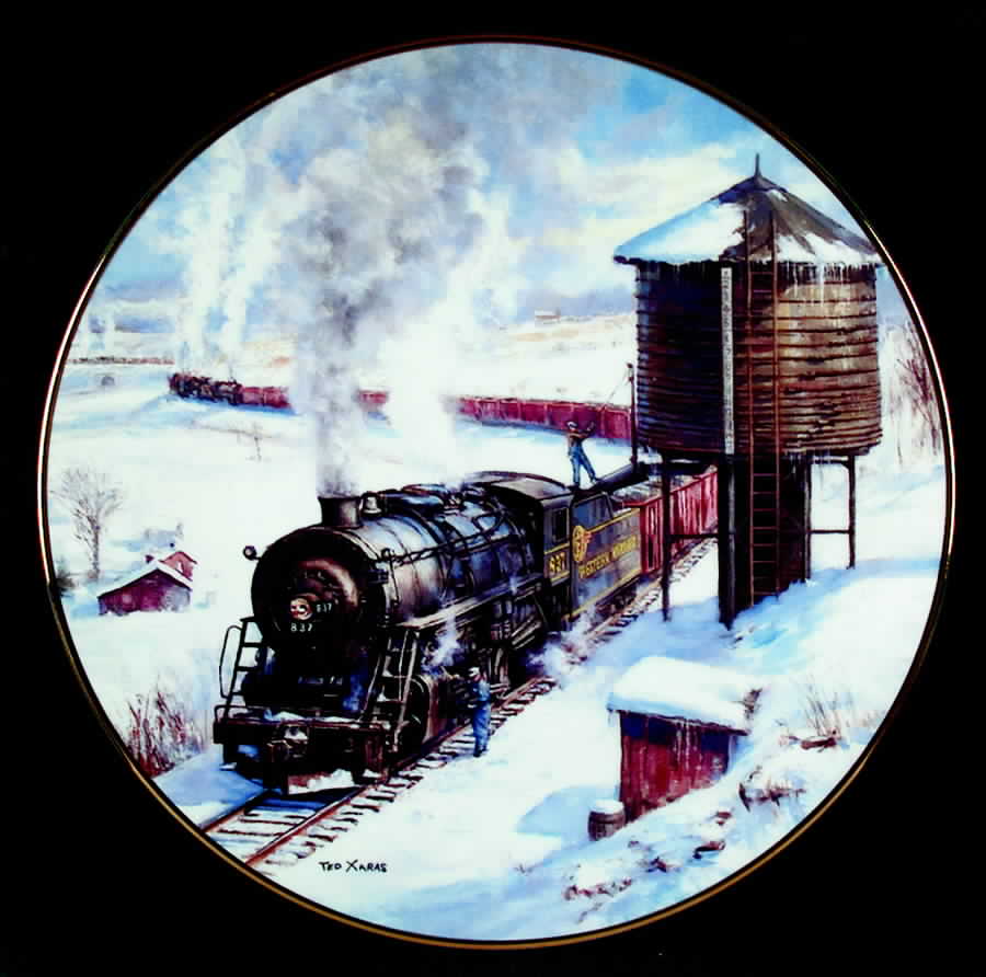 Winter Rails The Long Haul - No Box by Hamilton Collection-1