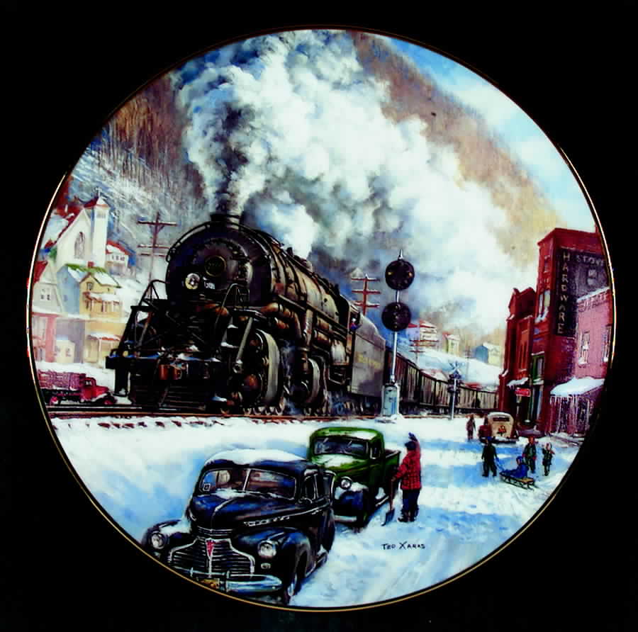 Winter Rails Coal Country - No Box by Hamilton Collection-1