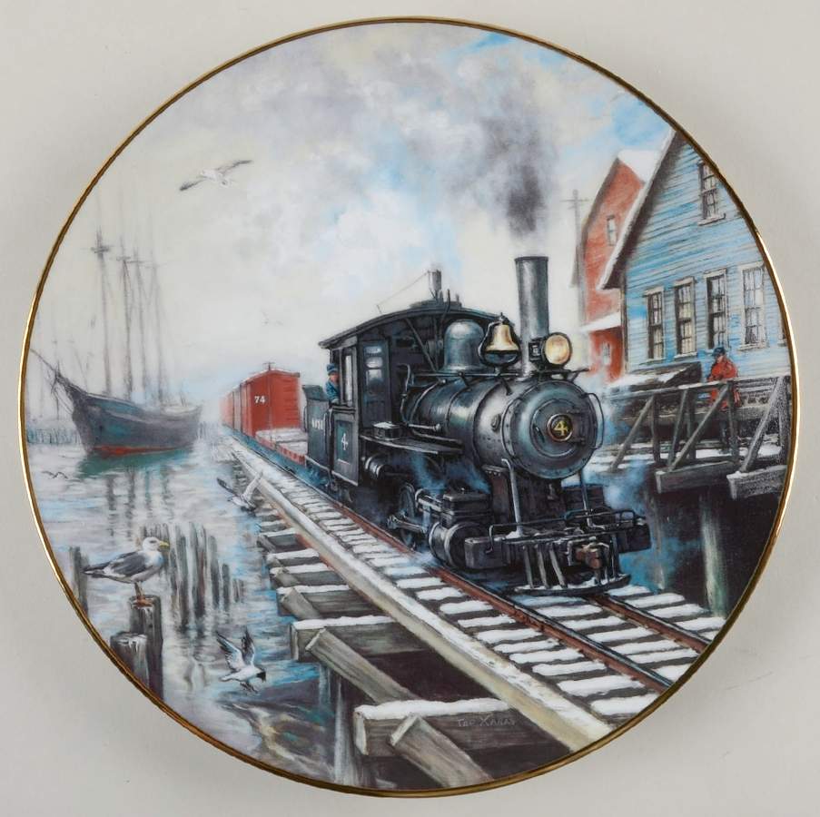 Winter Rails By Sea Or Rail - No Box by Hamilton Collection-1