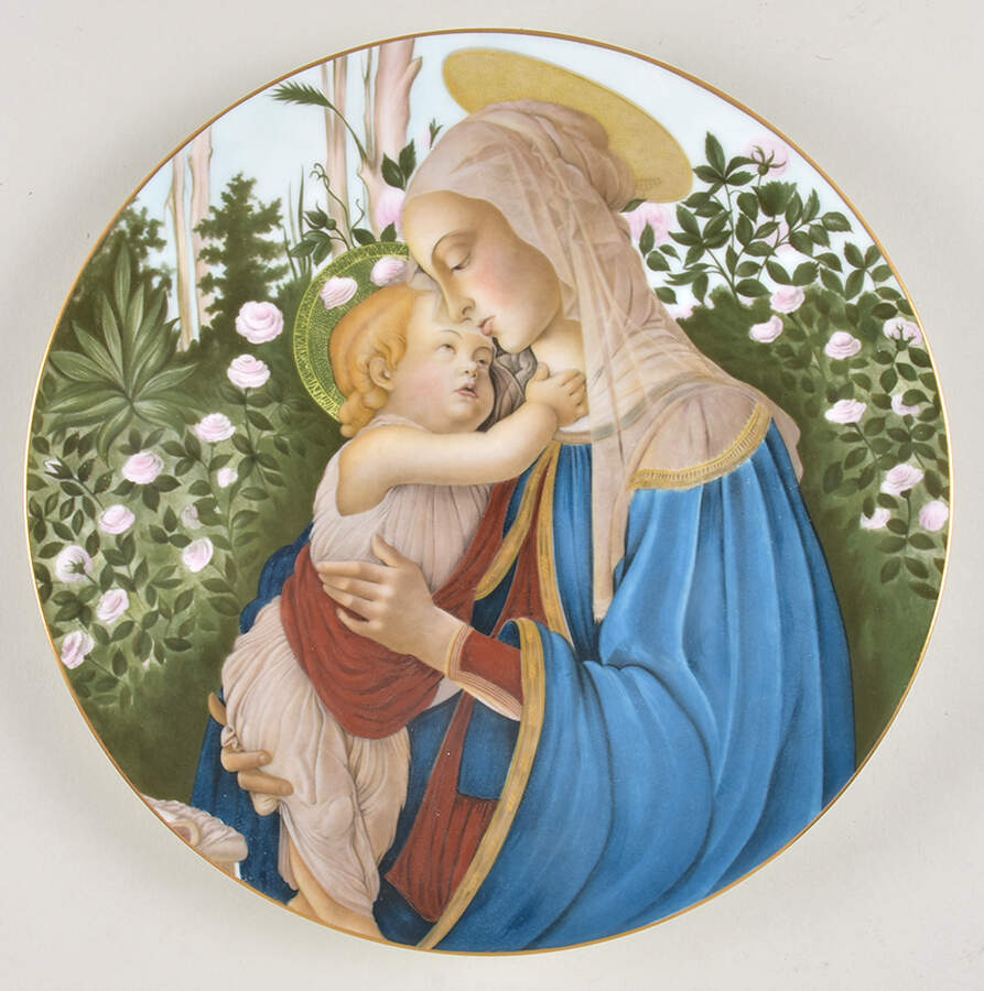 Christmas Madonnas Botticelli-Madonna & Child - No Box by Haviland & Parlon-1