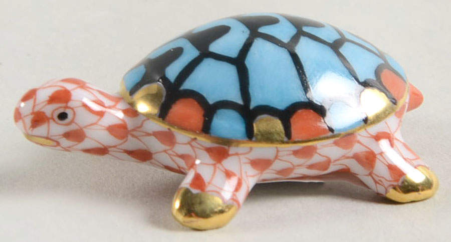 Turtles Tiny Turtle-Rust - No Box by Herend-1