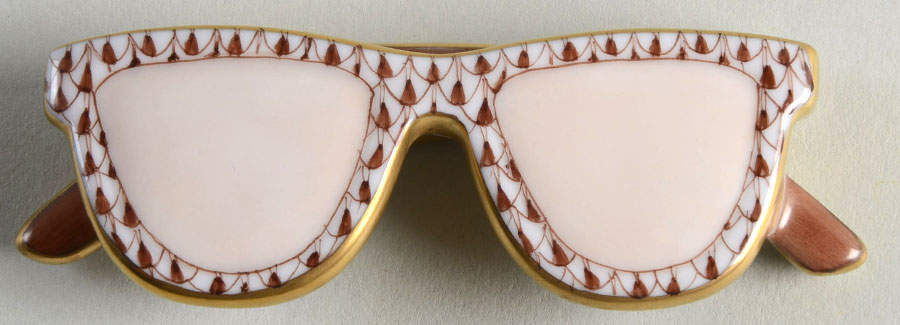 Manmade Objects Sunglasses-Chocolate - No Box 60 by Herend-1