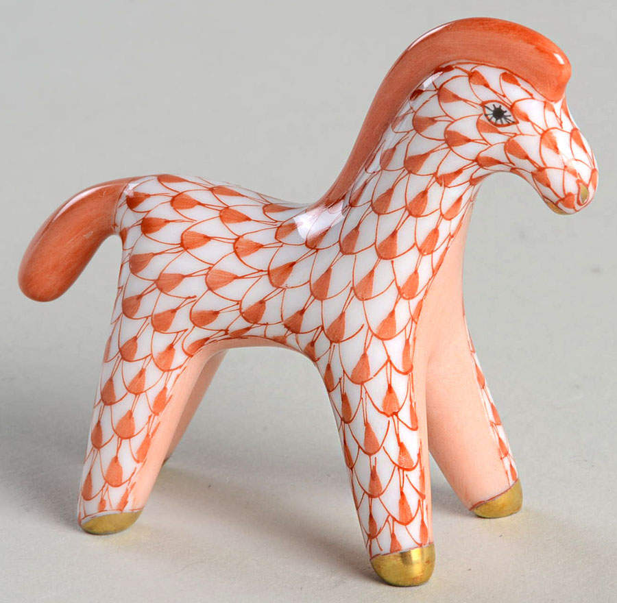 Childrens's Gifts & Toys Horsey-Rust - No Box by Herend-1