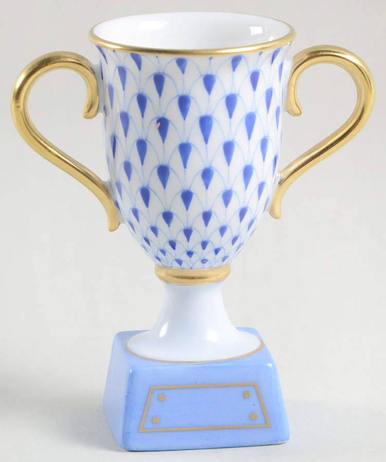 Manmade Objects Trophy-Sapphire - No Box by Herend-1