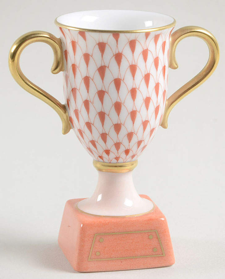 Manmade Objects Trophy-Rust - No Box by Herend-1