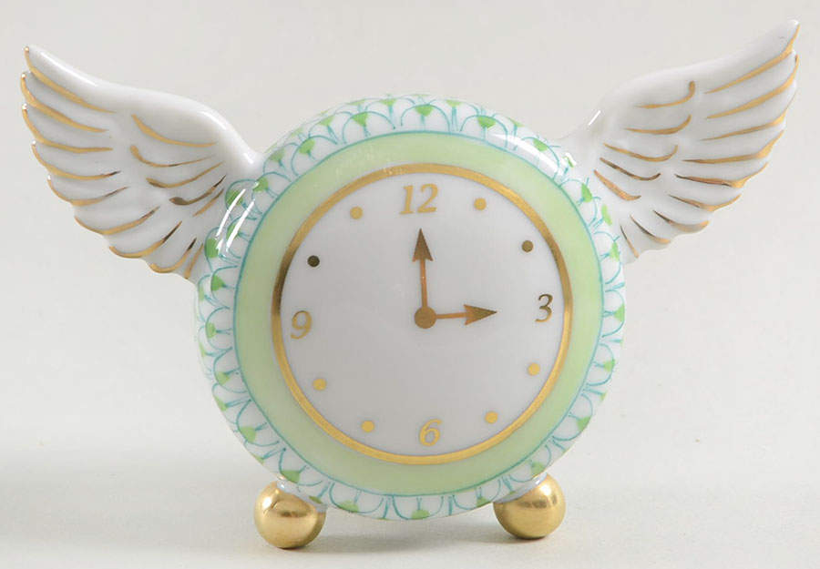 Manmade Objects Time Flies-Key Lime - No Box by Herend-1