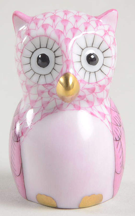 Birds of Prey The Professor-Raspberry - No Box by Herend-1