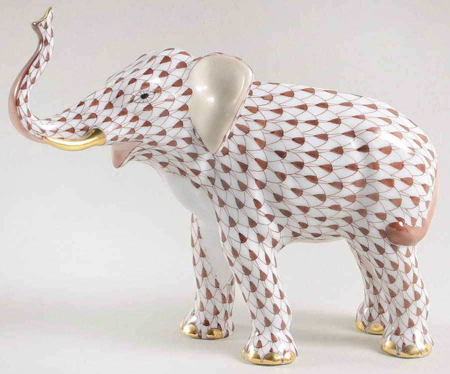 Elephants Elephant Luck-Chocolate - No Box by Herend-1