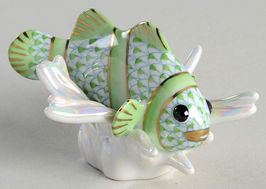 Fish Clownfish-Key Lime - No Box by Herend-1