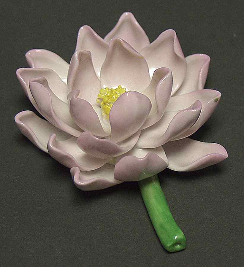 Floral-Plant Water Lily-Small - No Box by Herend-1