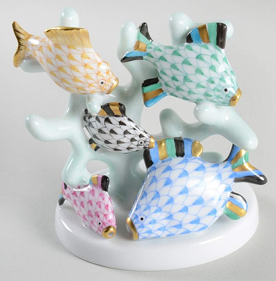Fish Coral Fish-Multicolor - No Box by Herend-1
