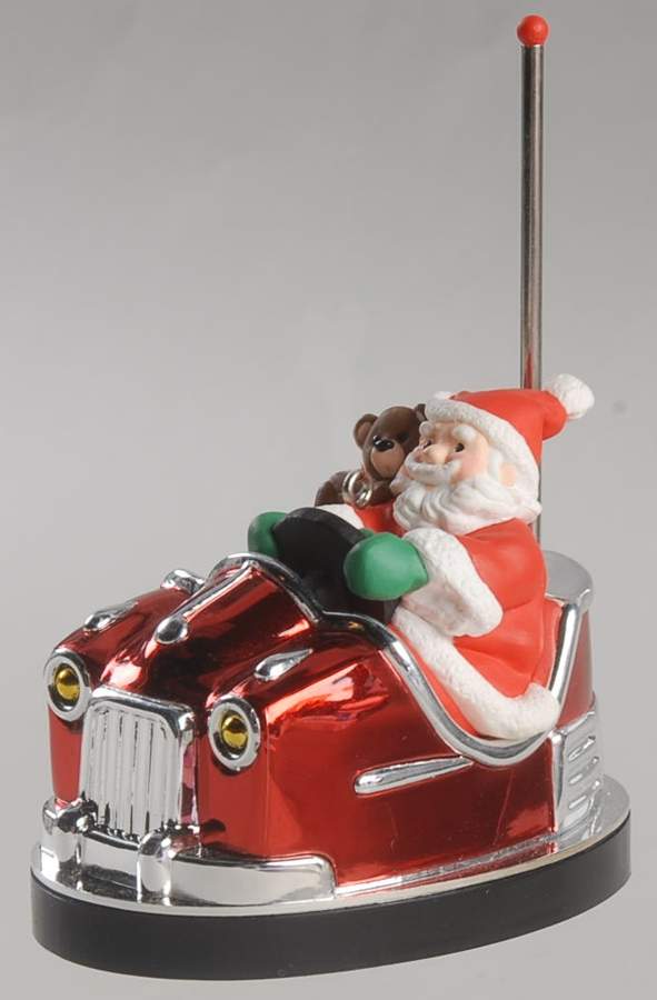 Here Comes Santa 1998 Santa's Bumper Car - Boxed by Hallmark Gold Crown-1