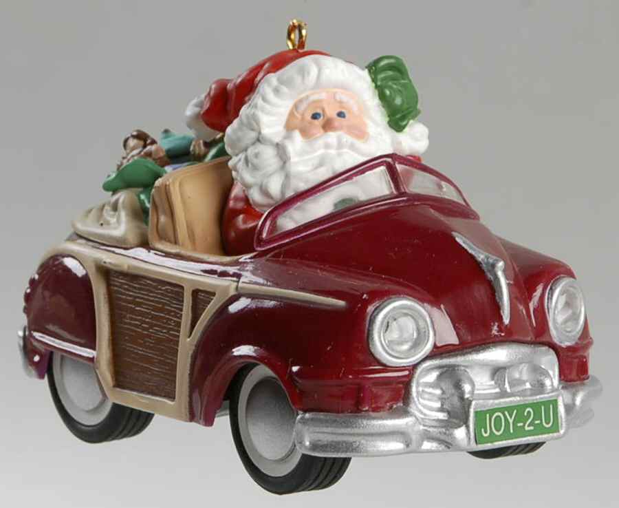 Here Comes Santa 1987 Woody - Boxed by Hallmark Gold Crown-1