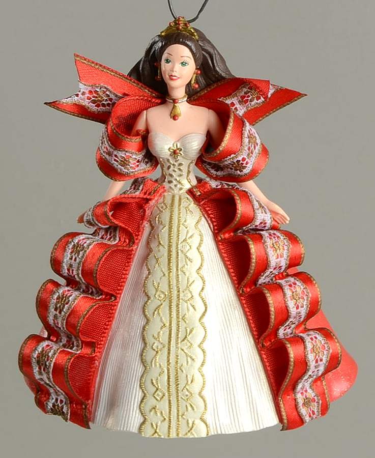 Holiday Barbie (1993-1998) Holiday Barbie-1997 - Boxed by Hallmark Gold Crown-1