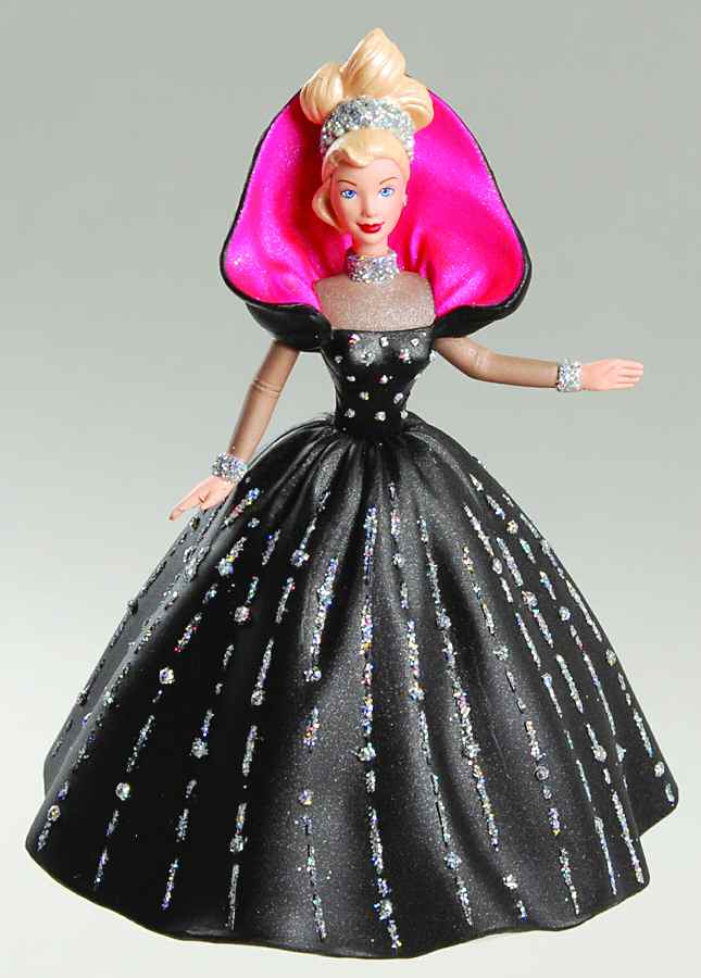 Holiday Barbie (1993-1998) Holiday Barbie-1998 - Boxed by Hallmark Gold Crown-1
