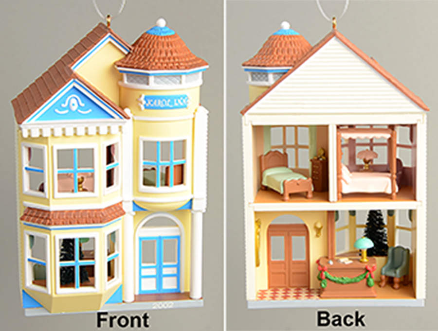 Nostalgic Houses & Shops 2002-Victorian Inn - Boxed by Hallmark Gold Crown-1