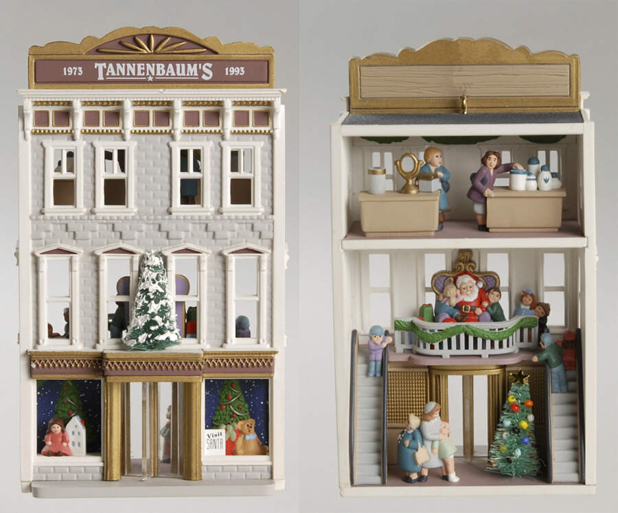 Nostalgic Houses & Shops Tannenbaum's Department Store-Anniversar - With Box by Hallmark Gold Crown-1