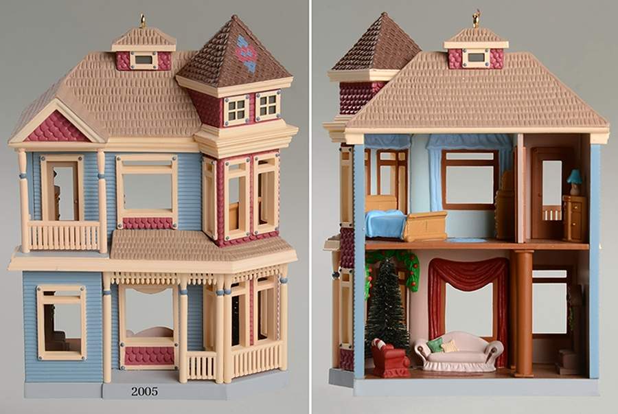 Nostalgic Houses & Shops Victorian Home-Colorway - Boxed by Hallmark Gold Crown-1