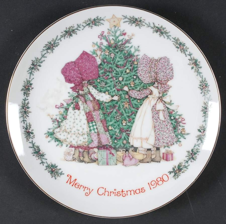 Christmas Plate Merry Christmas - No Box 80a by Holly Hobbie-1