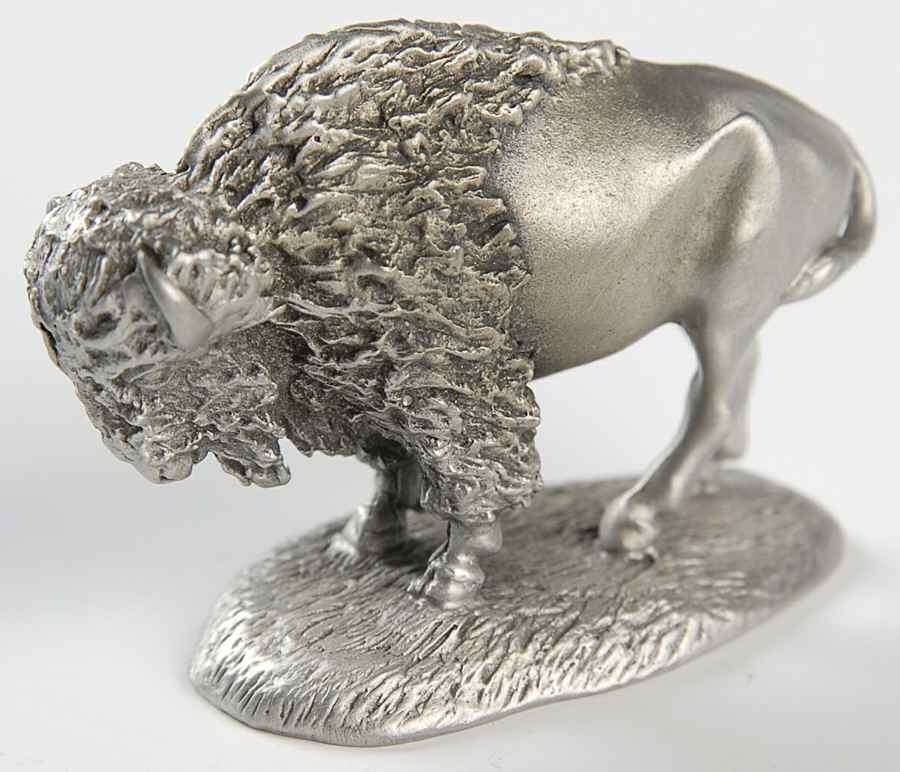 Hudson Pewter Figurines Black Diamond-Buffalo - No Box by Hudson Pewter-1