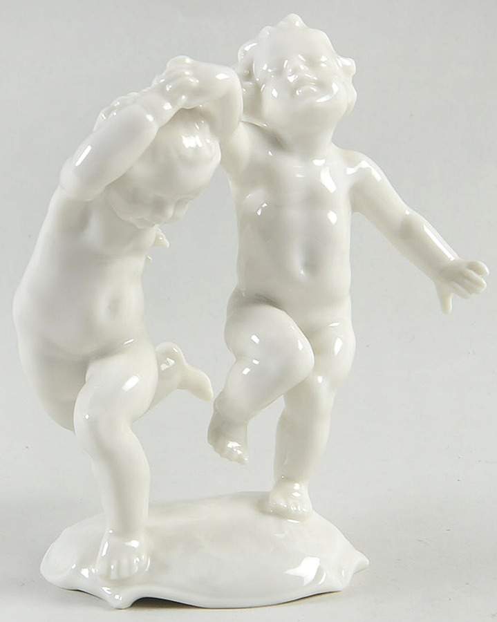 Cherubs-Angels Country Dancers-No Gold - Boxed by Hutschenreuther-1