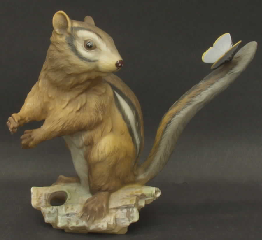 Animals (Wood-Forest) Eastern Chipmunk - With Box by Hutschenreuther-1