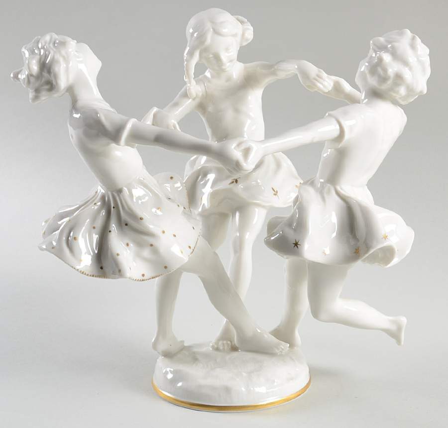 Giftware May Dance-Gold - May Dance With Gold Accent by Hutschenreuther-1