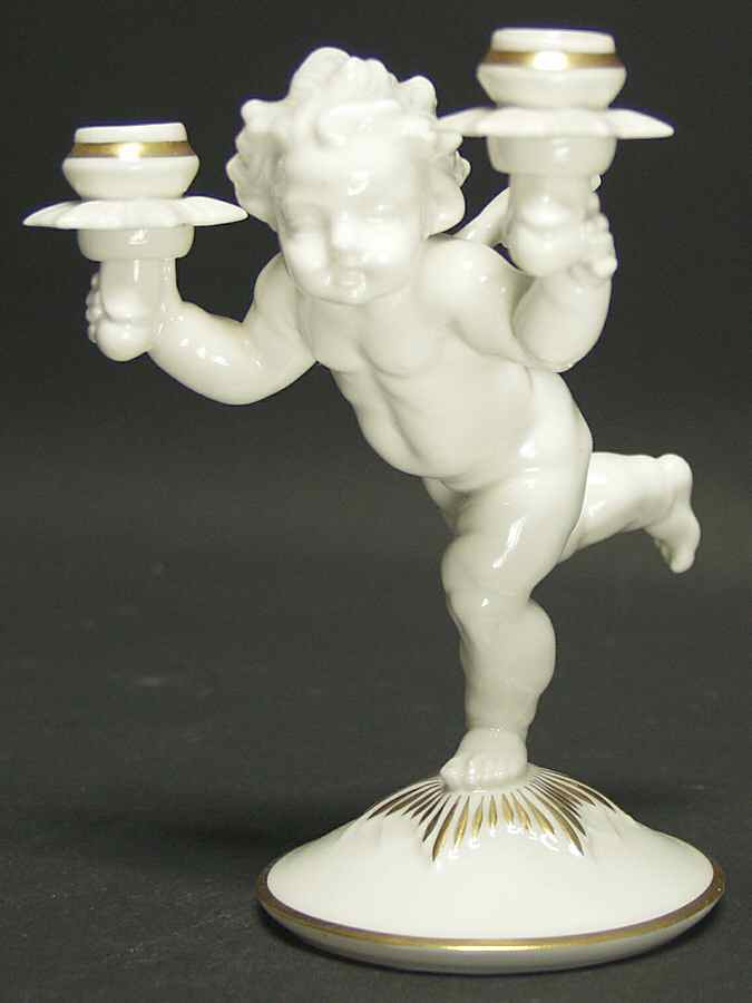 Giftware Cherub 2 Light Candleholder Facing Left - Boxed by Hutschenreuther-1