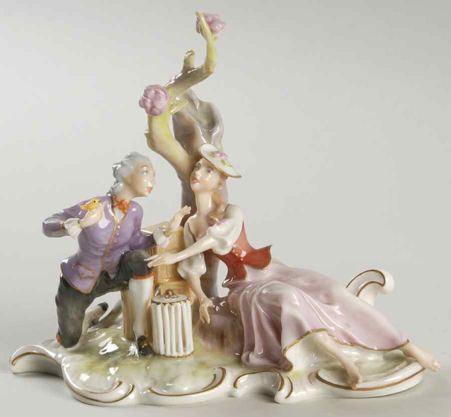 Portrait Miniatures The Birdseller - No Box by Hutschenreuther-1