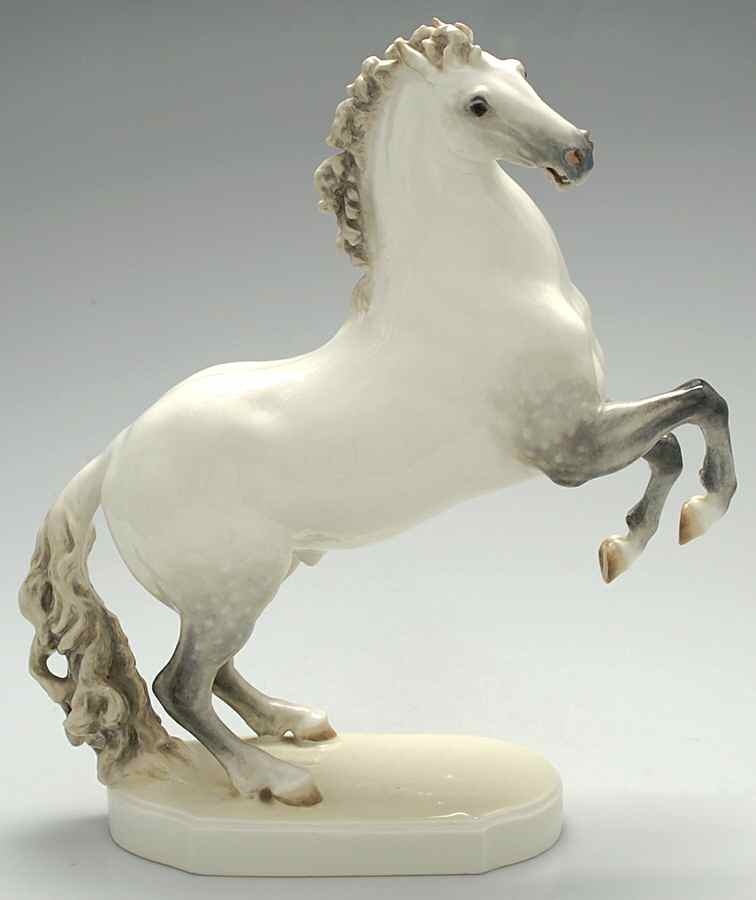 Horses Horse-White/Matte - No Box by Hutschenreuther-1