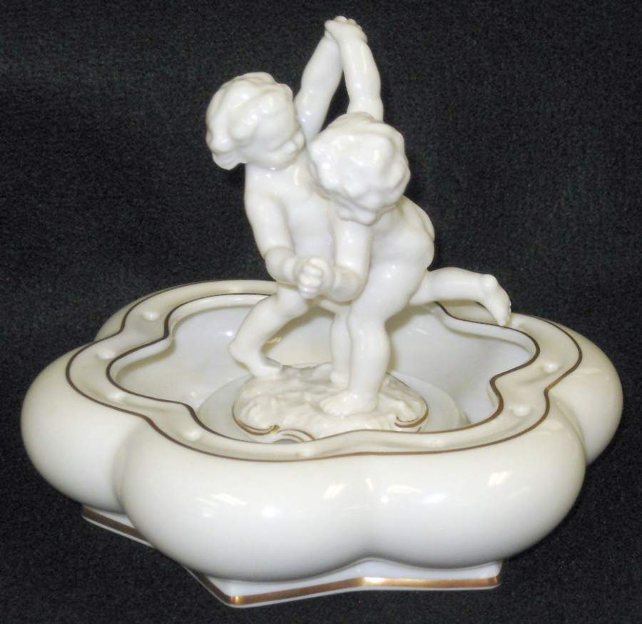 Giftware Cupid Centerpiece W/Flower Bowl - Boxed by Hutschenreuther-1