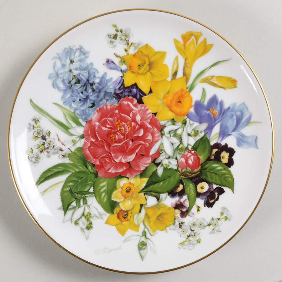 Bouquets of the Seasons Spring Morning - No Box by Hutschenreuther-1