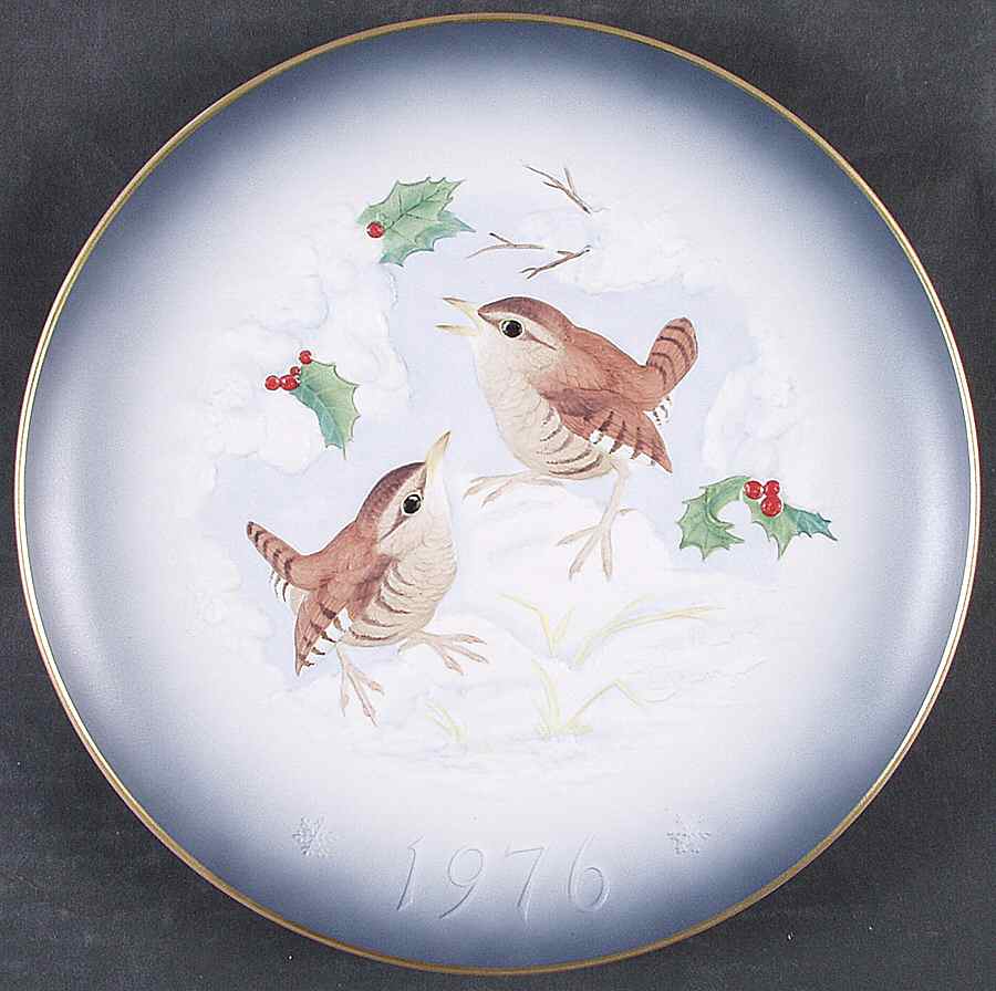 Gunther Granget Wrens-Joyous Meeting - No Box by Hutschenreuther-1