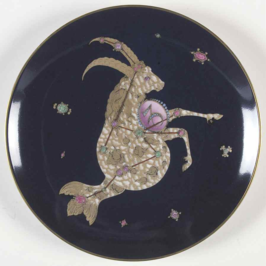 Zodiac Plate Capricorn - Boxed by Hutschenreuther-1