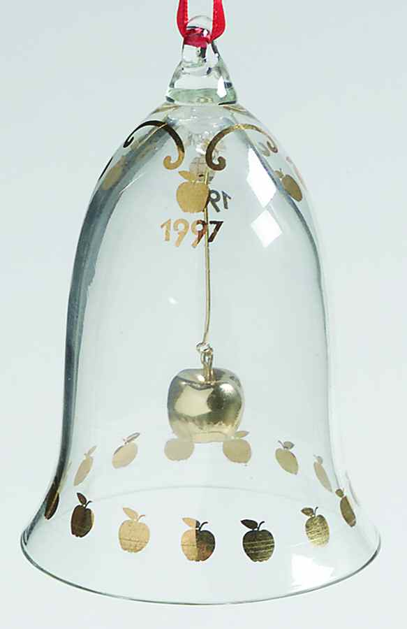 Christmas Bell 1997 Apple - Boxed by Holmegaard-1
