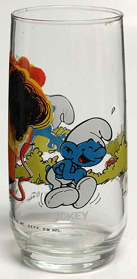 Smurf Glasses Jokey Smurf - No Box by Hardee's-1