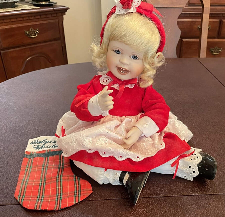 Hmm Doll-Vickie Walker 1st's Leah - No Box by Hamilton Collection-1