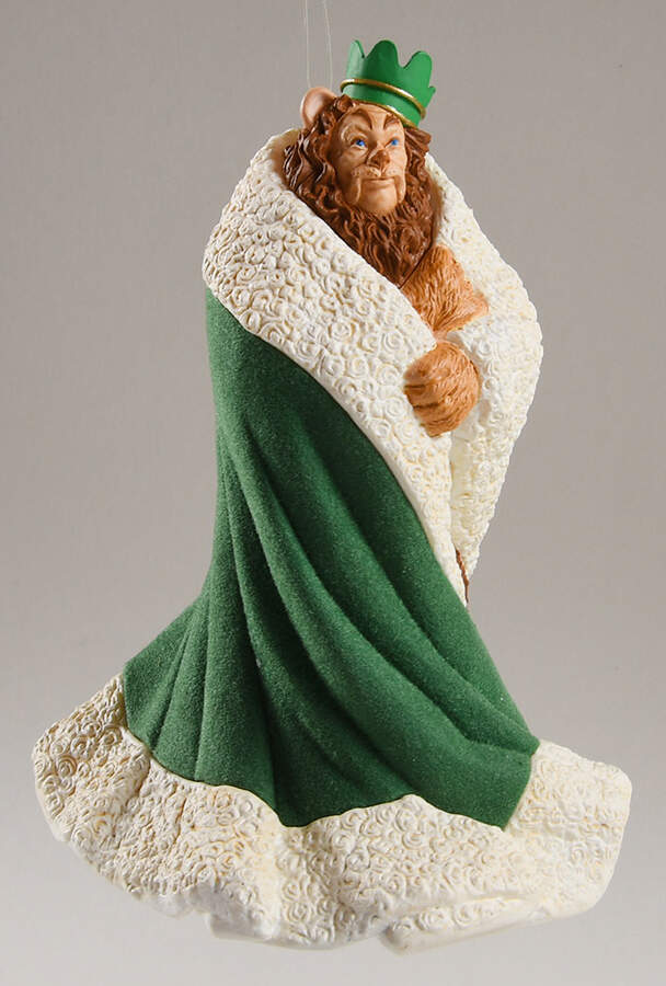 Wizard of Oz Cowardly Lion - Boxed by Hallmark Gold Crown-1