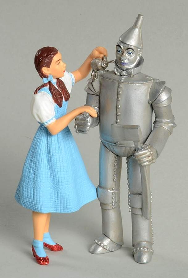 Wizard of Oz Dorothy And Tin Man - Boxed by Hallmark Gold Crown-1