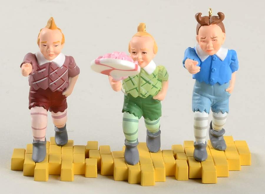 Wizard of Oz Lollipop Guild-Set Of 3 - Boxed by Hallmark Gold Crown-1