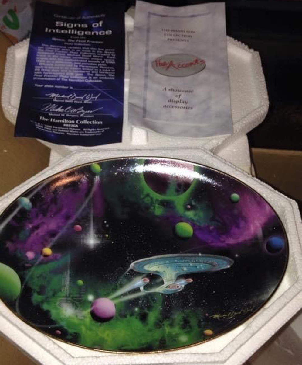 Space, The Final Frontier Signs Of Intelligence - No Box by Hamilton Collection-1